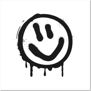 Graffiti Smiley Face Posters and Art